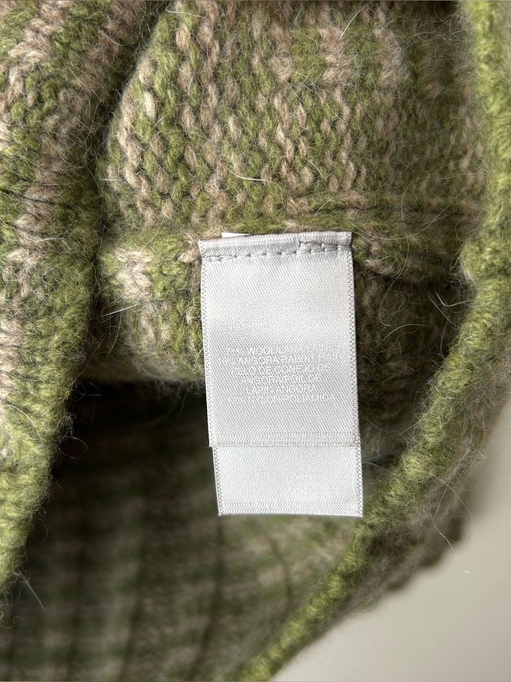 Granola Girl Cottagecore Heritage Vintage Liz Claiborne Wool Rabbit Hair Sweater - Picture 3 of 4
